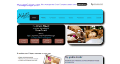 Desktop Screenshot of massagecalgary.com